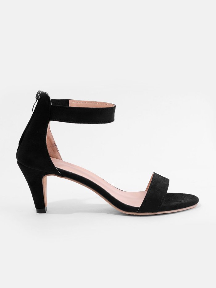 Ankle Strap Sandals - Taupe