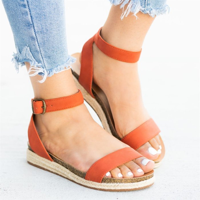 Espadrille Open Toe Sandals