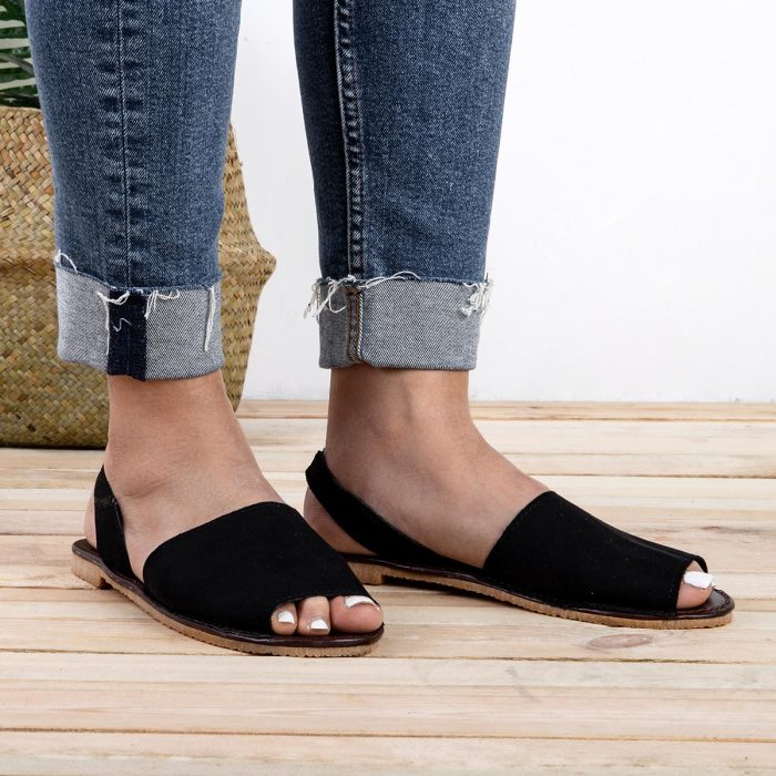 Women Flip Flop Sandals Plus Size Peep Toe Slip on Sandals