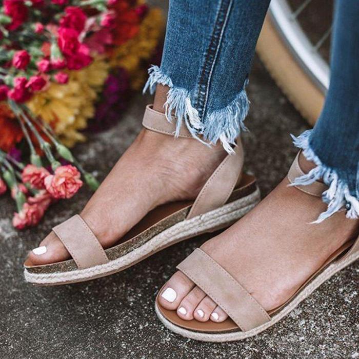 Espadrille Open Toe Sandals