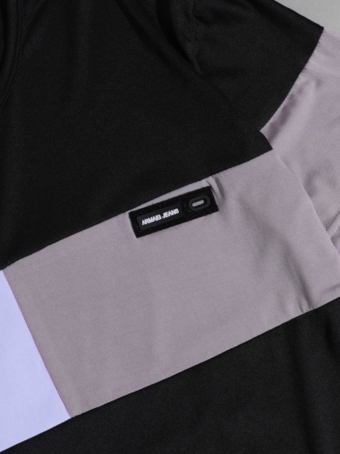 Men's Three Tone Colorblock Short Sleeve Tee