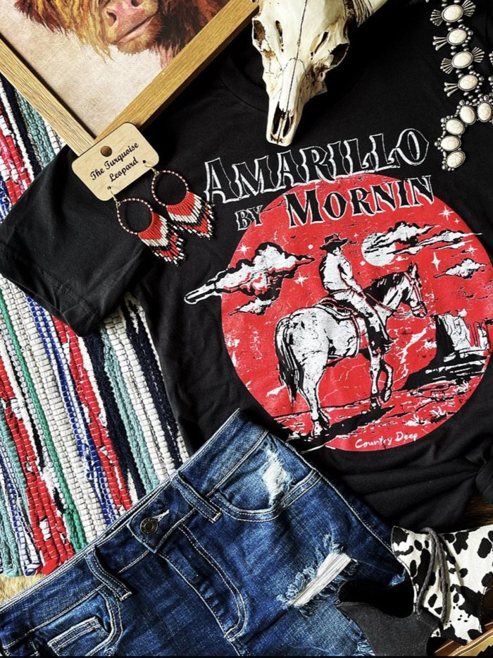 Short Sleeve Letter Printed Vintage Shirts & Tops