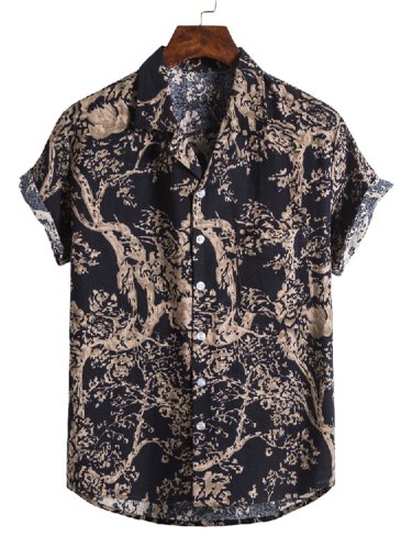 Men's Abstract Painting Graphic Shirt