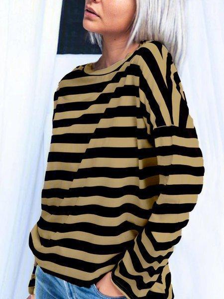 Stripes Long Sleeve Shirts & Tops