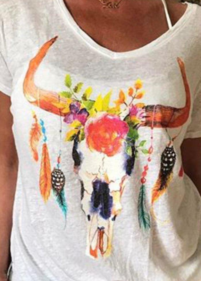 Casual Short Sleeve Plus Size Tops