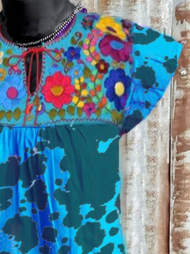 Short Sleeve Casual Crew Neck  Shirts & Tops