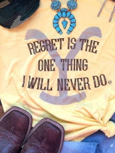 Yellow Casual Shift Letter Cotton Shirts & Tops