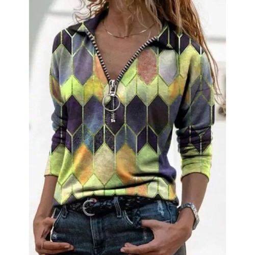 Spring/summer fashion simple print T-shirt