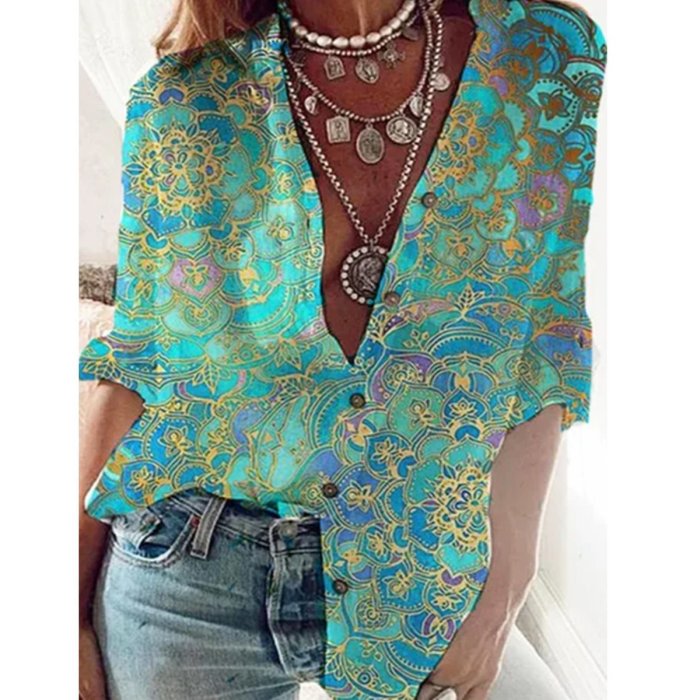 Long Sleeve Vintage Shirts & Tops