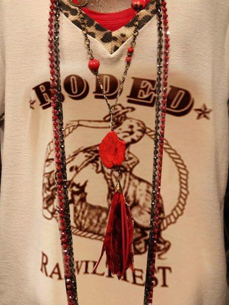White Short Sleeve Crew Neck Printed Jersey Shirts & Tops