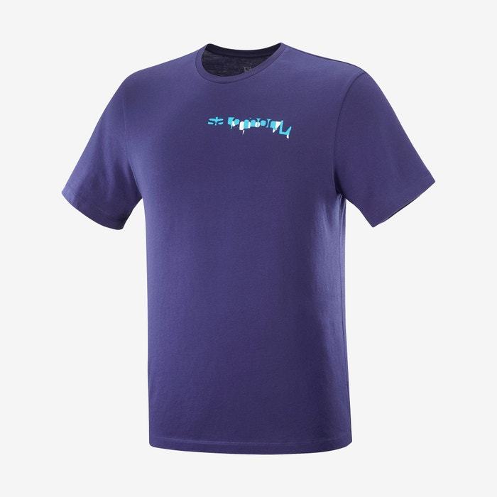 OUTLIFE GRAPHIC DISRUPTED TYPE SS TEE M - SALOMON