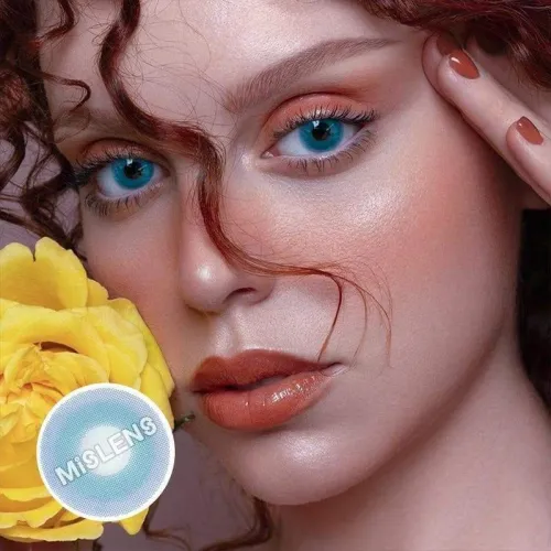 ��LENSPOEM��Pixie Blue Colored Contact Lenses