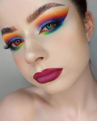 ��LENSPOEM��Unicorn Rainbow Colored Contact Lenses