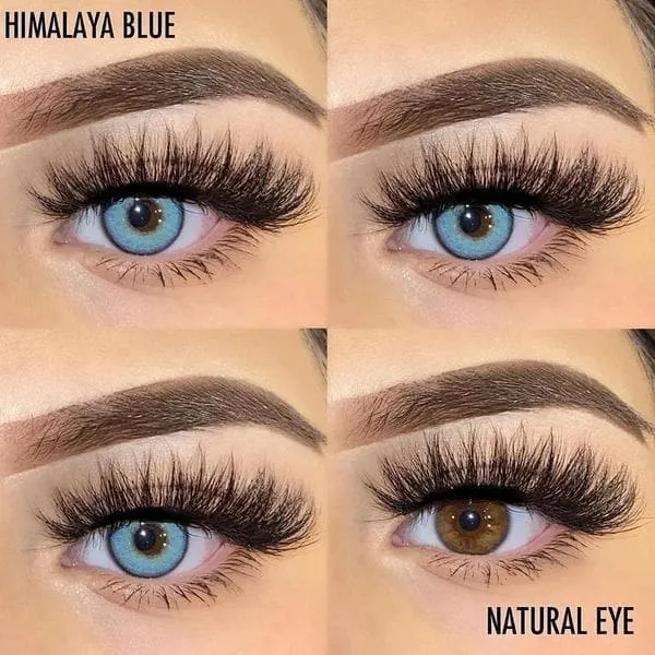 ��LENSPOEM��Himalaya Blue Colored Contact Lenses