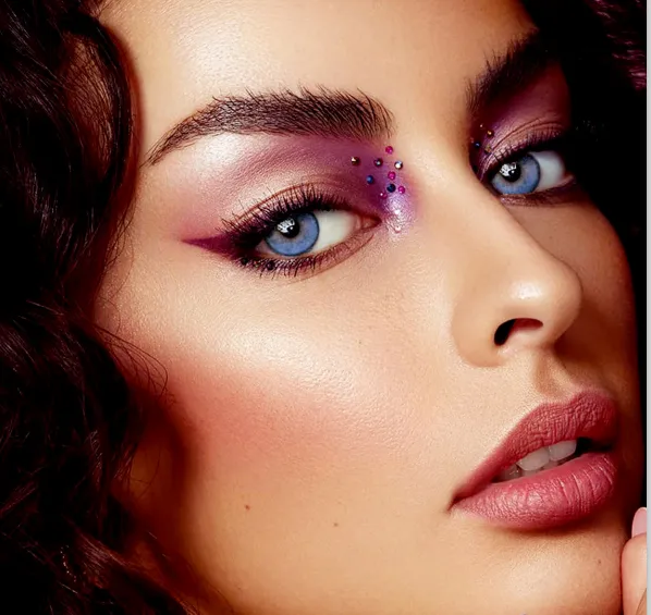 ��LENSPOEM��Sorayama blue Colored Contact Lenses