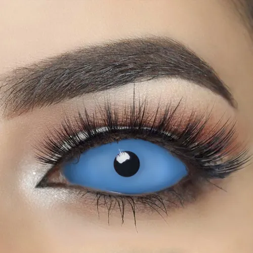 ��LENSPOEM����BUY ONE GET ONE mini Sclera FREE��BLUE SCLERA LENSES