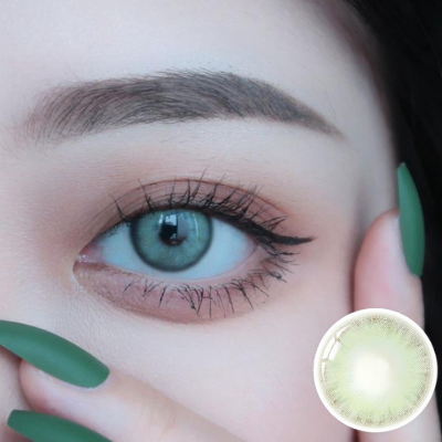 ��LENSPOEM��Vienna Turquoise Green Colored Contact Lenses