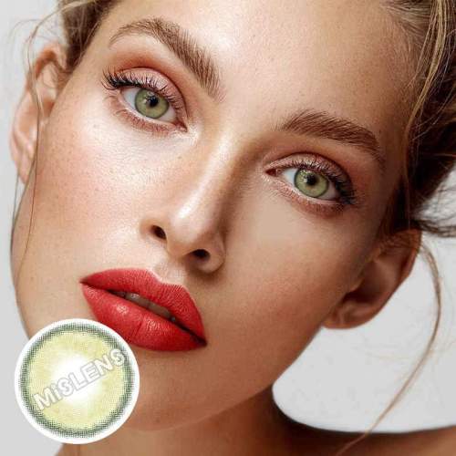 ��LENSPOEM��Sorayama Green Colored Contact Lenses