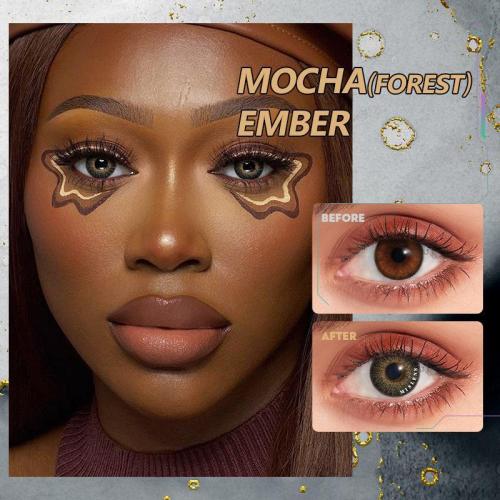 ��U.S Warehouse��Forest Ember Brown Contact Lenses