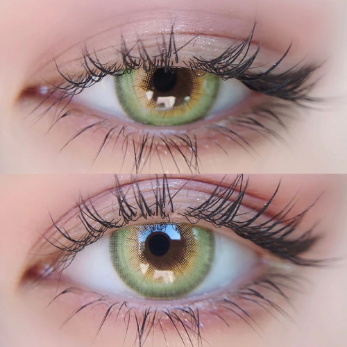 ��LENSPOEM��HOKKAIDO Green Colored Contact Lenses