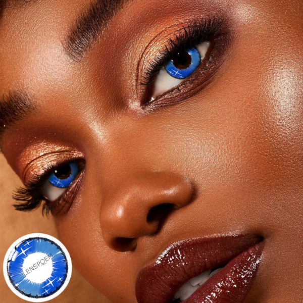 ��LENSPOEM�� Spark Blue Contact Lenses Yearly