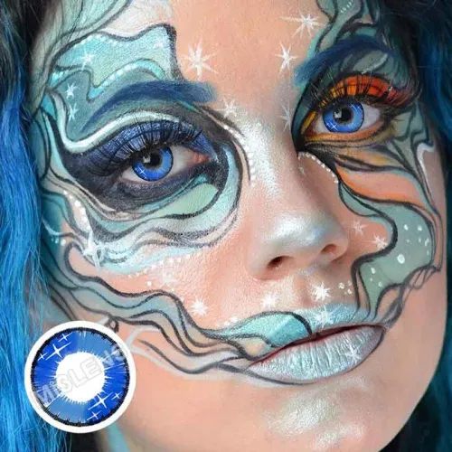 ��U.S Warehouse��Spark blue Contact Lenses