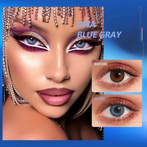 ��U.S Warehouse��DNA Taylor blue gray Contact Lenses