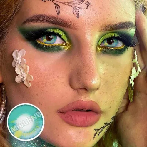 ��U.S Warehouse��Anime Green  Contact Lenses