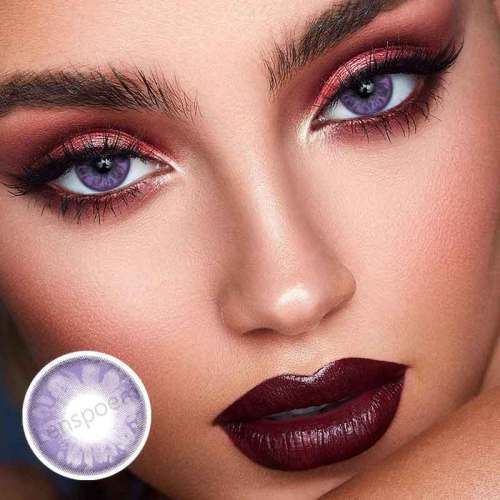 ��LENSPOEM��Gem Purple Colored Contact Lenses