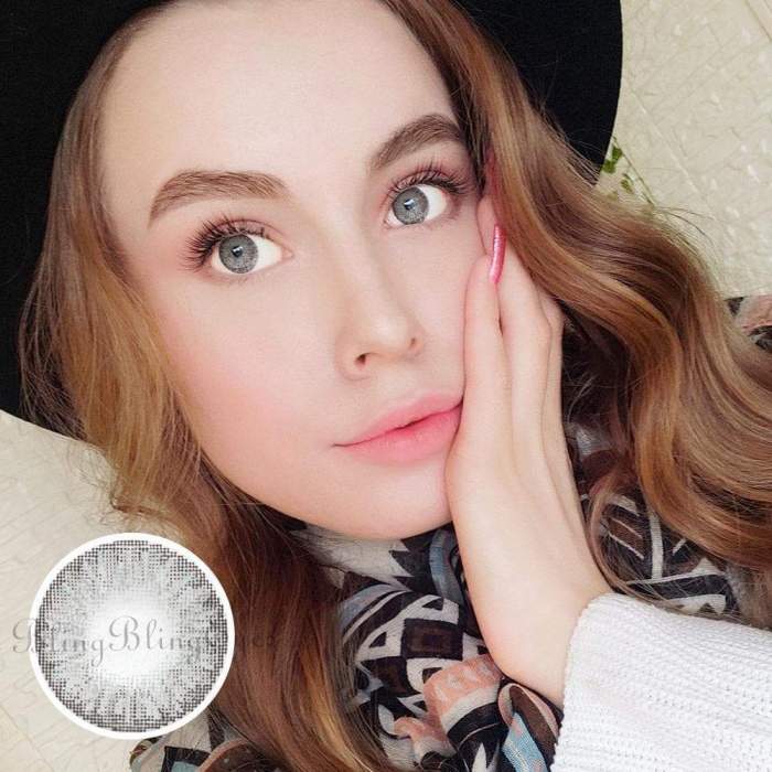 ��LENSPOEM��Sterling Gray Colored Contact Lenses