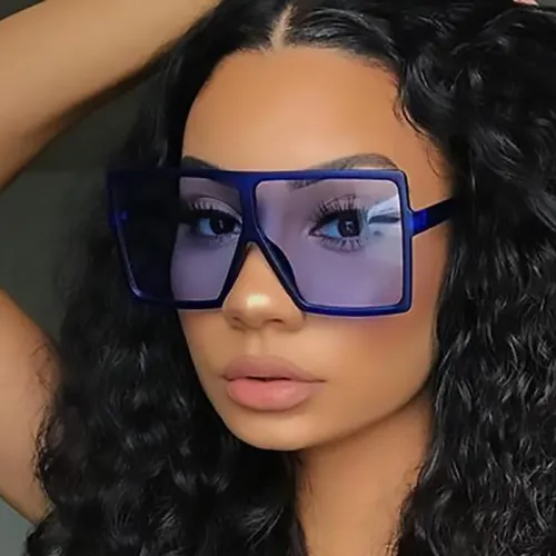 ��LENSPOEM��Oversize Square Sunglasses