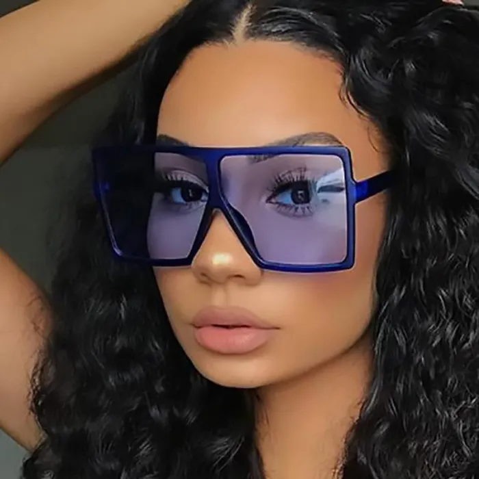 ��LENSPOEM��Oversize Square Sunglasses
