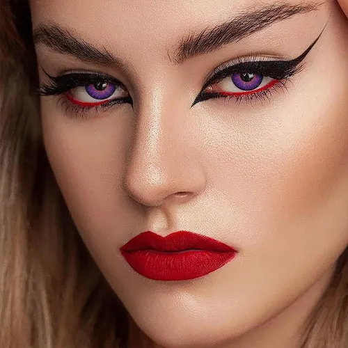 ��LENSPOEM��Mystery Purple Colored Contact Lenses
