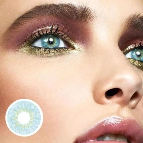 ��LENSPOEM��N Blue Colored Contact Lenses