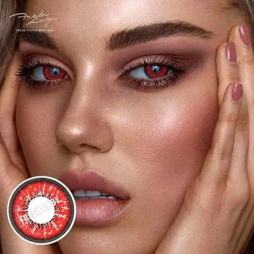 ��LENSPOEM��Love Words Red Colored Contact Lenses
