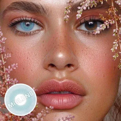 ��LENSPOEM��Pixie Blue Colored Contact Lenses