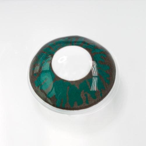 ��LESPOEM��Aqua Panther Halloween Contact Lenses