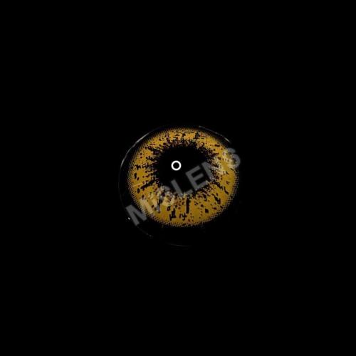 ��LENSPOEM��Love Words Yellow Colored Contact Lenses
