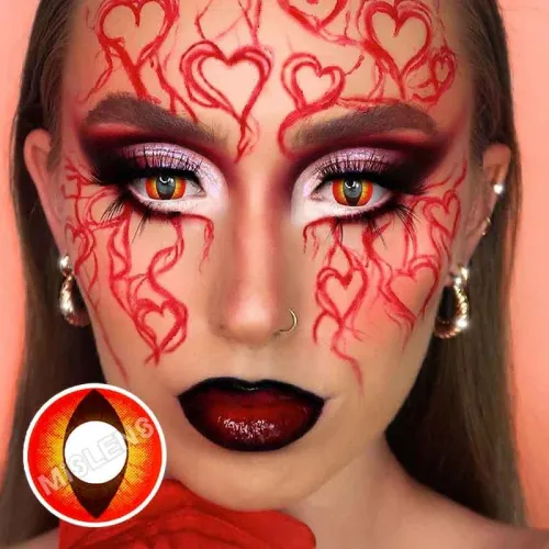 ��U.S Warehouse��Cat Eye Reddish brown Contact Lenses