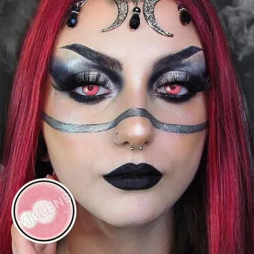 ��U.S Warehouse��Cloud Rim Pink Contact Lenses