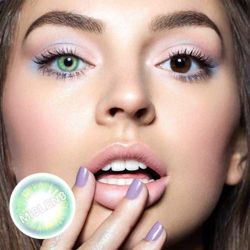 ��US Warehouse��Neon Green Colored Contact Lenses Yearly