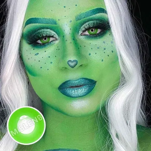 ��U.S Warehouse��Circle Block Green Block  Contact Lenses