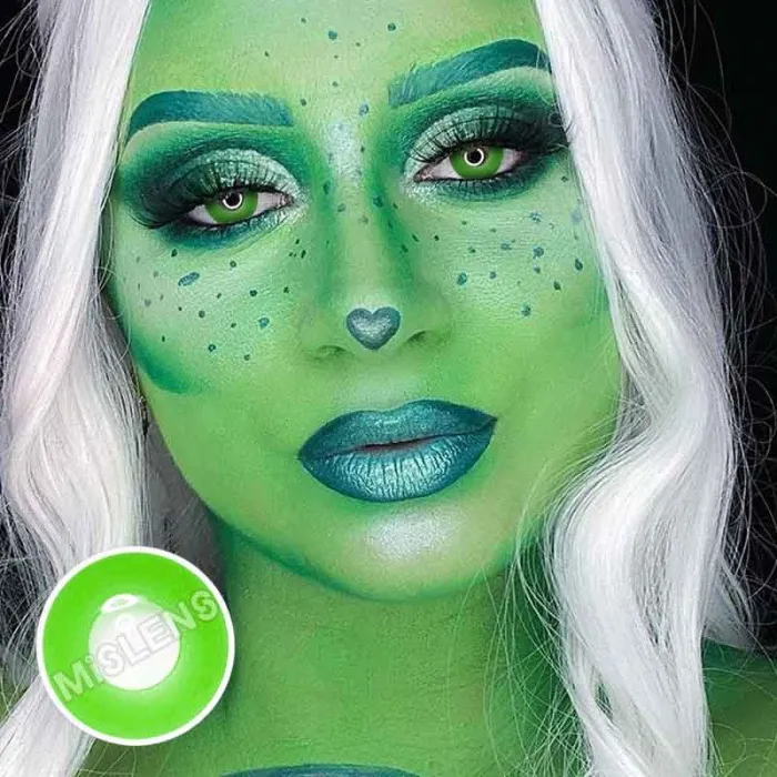 ��U.S Warehouse��Circle Block Green Block  Contact Lenses