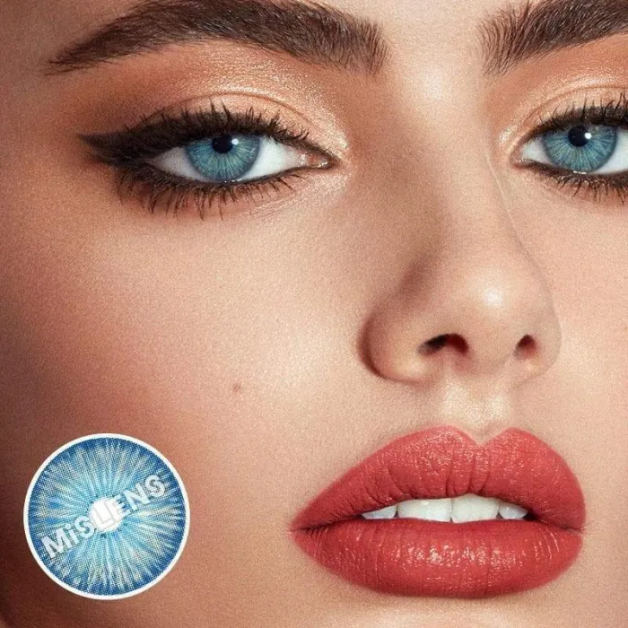 ��LENSPOEM��New York Blue Colored Contact Lenses