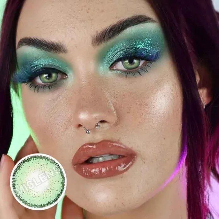 ��U.S Warehouse��MOCHA Magic Green Contact Lenses