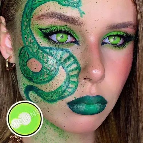 ��U.S Warehouse��Cloud Rim Green Contact Lenses
