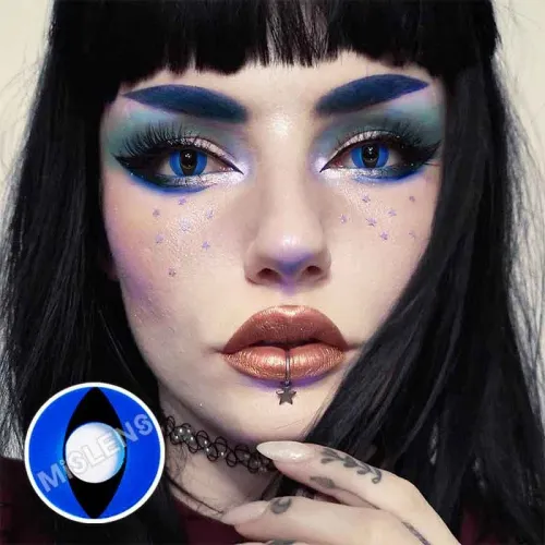 ��U.S Warehouse��Cat Eyes Blue Contact Lenses