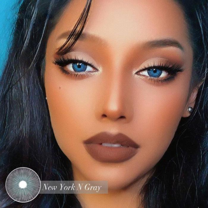 ��LENSPOEM��New York N Gray  Colored Contact Lenses