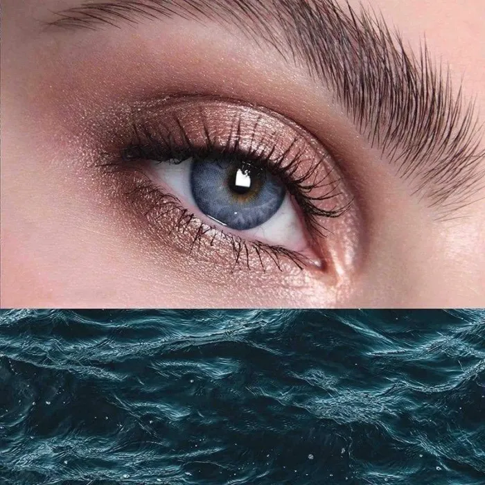 ��LENSPOEM��Gem Blue Colored Contact Lenses