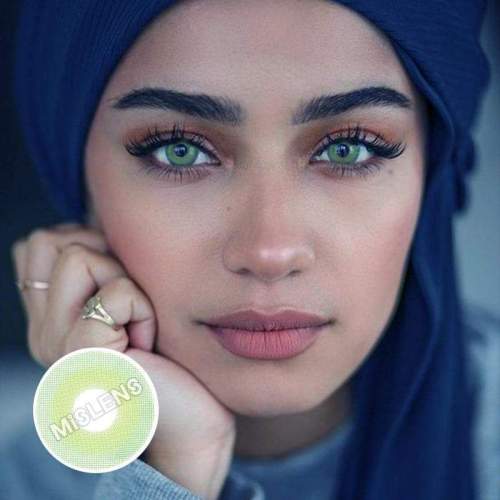 ��LENSPOEM��Pixie Green Colored Contact Lenses